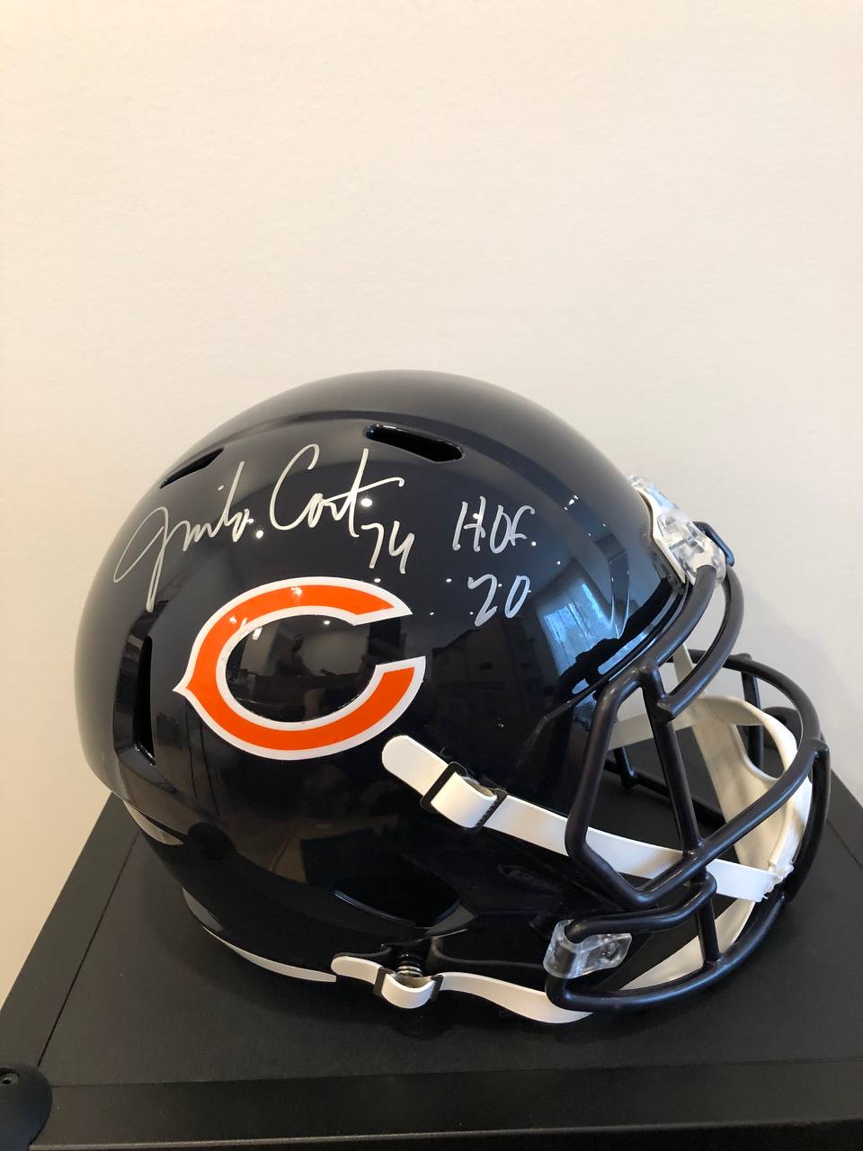 Jim Covert - Signed Football Helmet