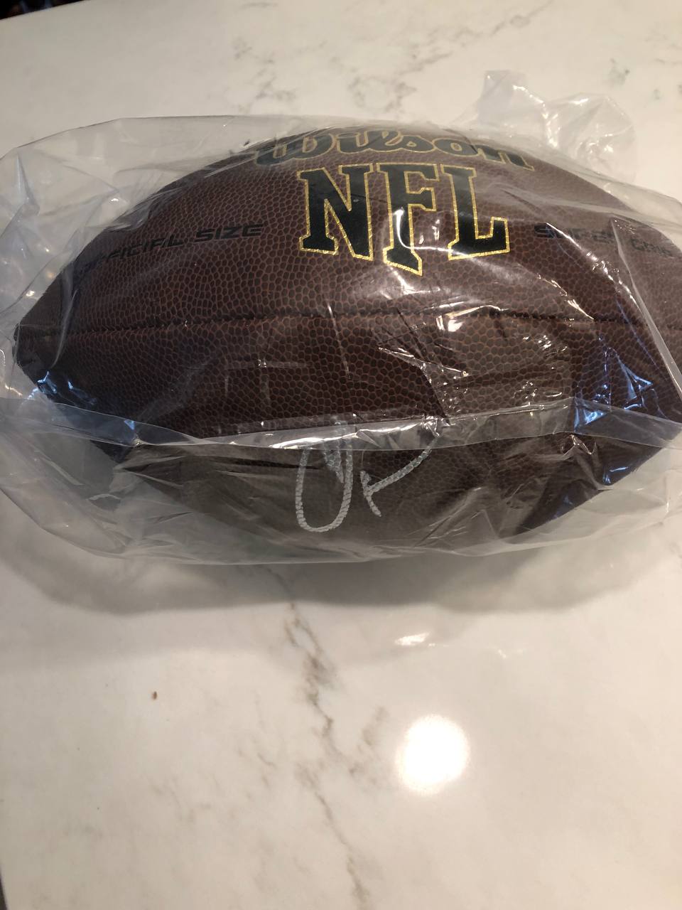 Chad Johnson - Signed Football